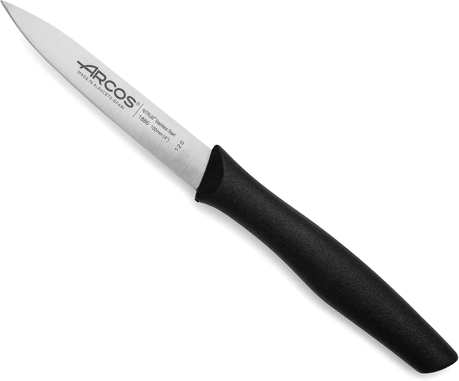 ARCOS Juego de 6 Cuchillos Mondadores con Hoja de 100mm en Acero Inoxidable y Mango de Polipropileno