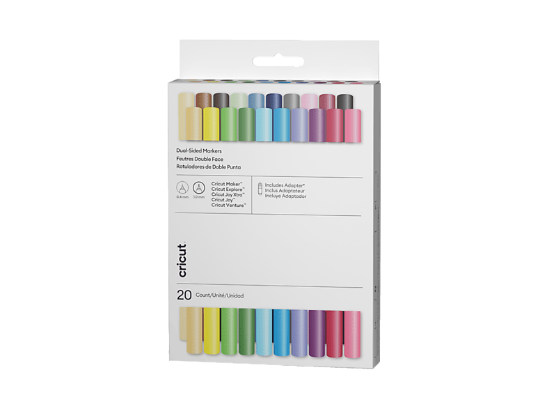 /accesorio-para-plotter--cricut-rotuladores-de-doble-punta-cricut-set-ultimate-20-uds--adaptador-multicolor