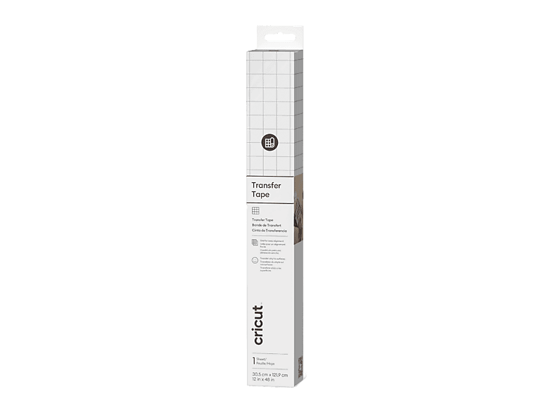 Accesorio para Plotter - Cricut Cinta de transferencia (1,2 m), Transparente