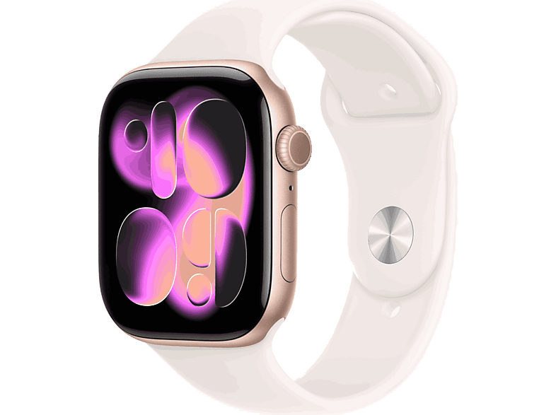 /apple-watch-series-11-2025-gps-46-mm-caja-de-aluminio-oro-rosa-correa-deportiva-rosa-rubor-m/l-calidad-del-sueno-24h-autonomia