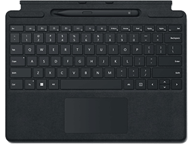 Teclado - Microsoft Surface Profesional + Lápiz Slim Pen 2, Compatible con 9, Pro y Por 11, Negro