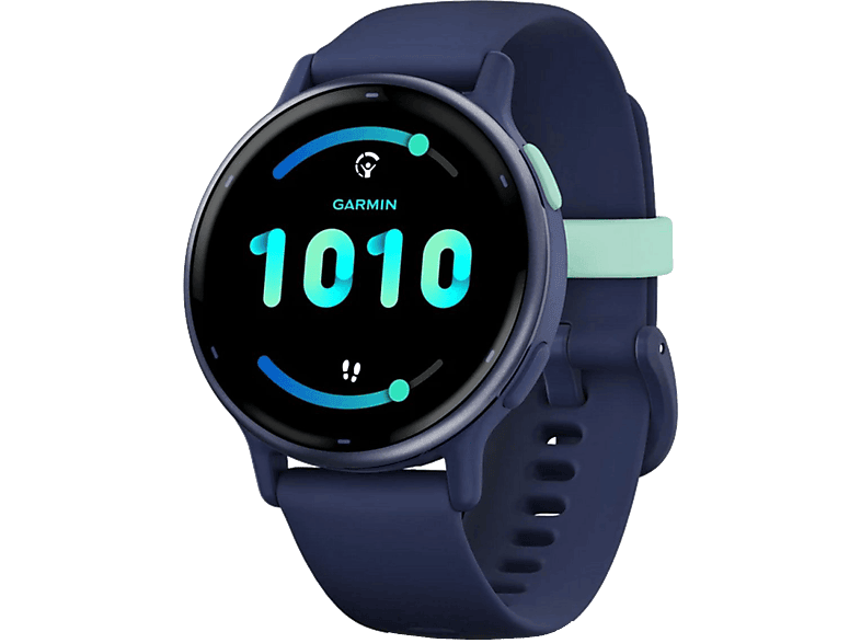 Reloj deportivo - Garmin Vívoactive® 5, Azul marino, 4GB, 20 mm, 1.2