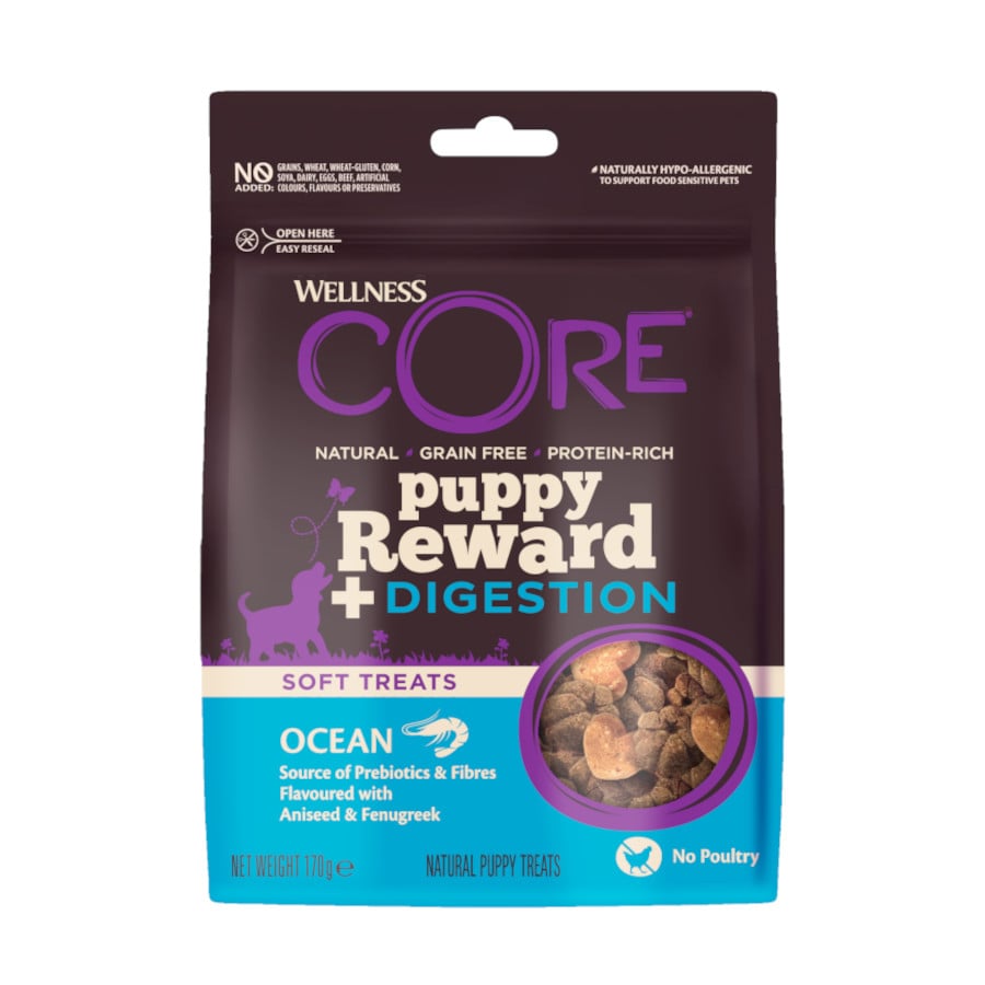 170 g Wellness Core Snack Reward + Digestion Krill para perros