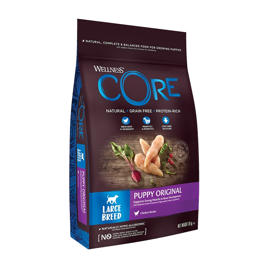2.5 kg Wellness Core Puppy Large Original Pollo pienso para perros