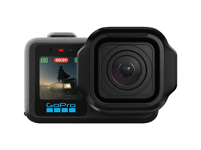 Cámara deportiva - GoPro MISSION 1, 8K (16:9) a 30/25/24 fps, 5h Autonomía, 50 MP, Sumergible 20m, F2,8, 4 Micrófonos, WiFi, Negro