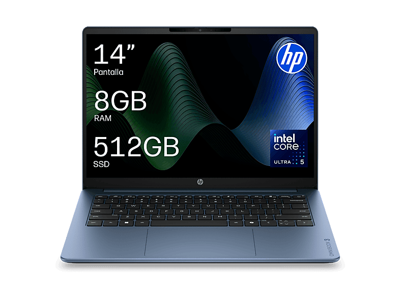Portátil - HP OmniBook 3 Laptop AI 14-ht0008nsx, 14