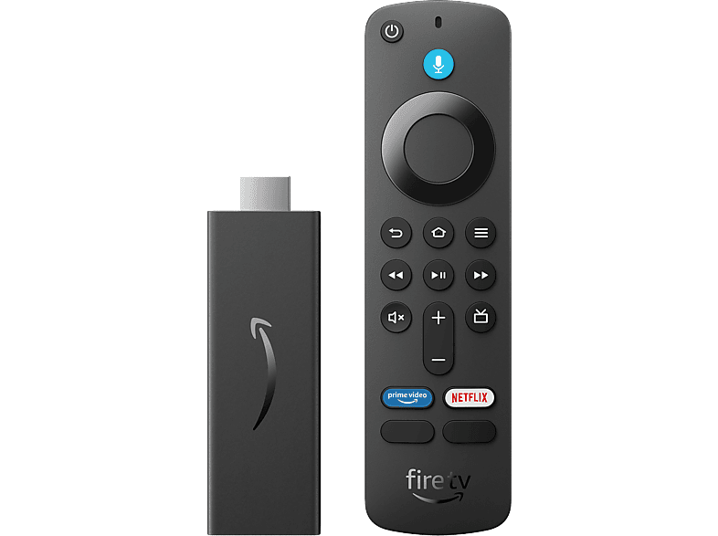Reproductor multimedia - Amazon Fire TV Stick HD 2024, Mando por voz Alexa, Controles de Hogar digital y reproducción en streaming HD, Negro