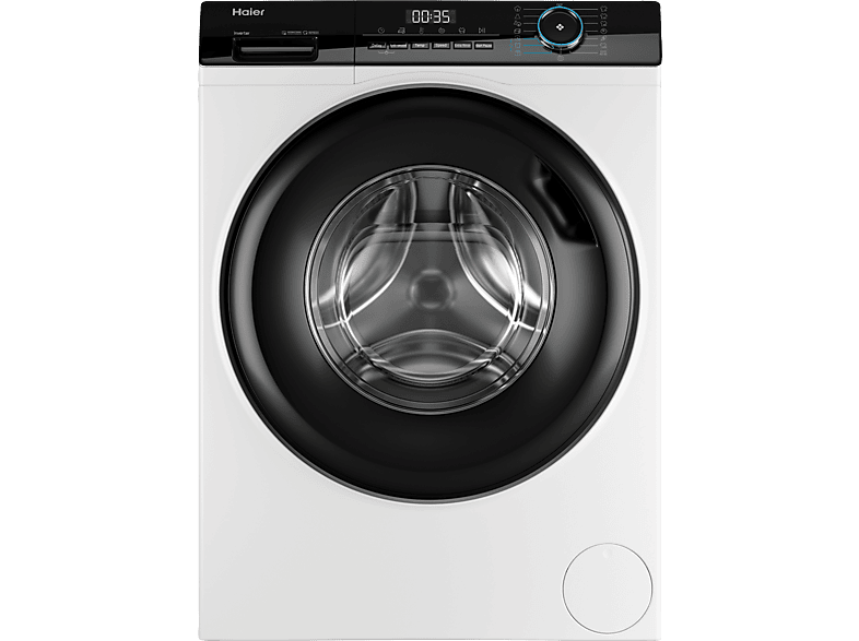 REACONDICIONADO Seminuevo Muy bueno Lavadora carga frontal - Haier I-Pro Series 3 HW90-BP14939-S, 9kg, 1400rpm, Motor Inverter, Vapor, Antibacterias
