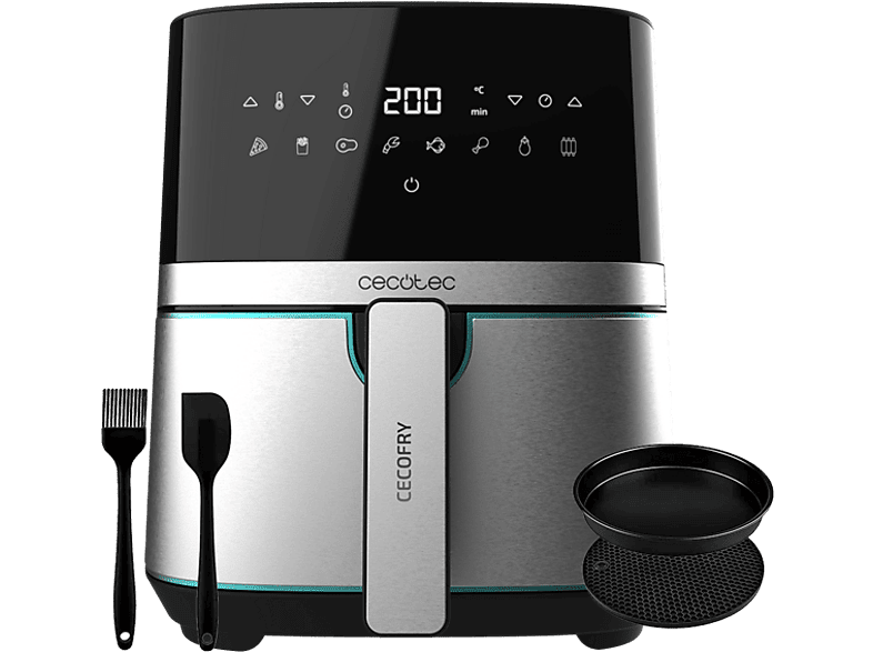 /reacondicionado-seminuevo-muy-bueno-freidora-de-aire--cecotec-cecofry-full-inox-pro-5500-con-accesorios-1700-w-8-modos-55-l-plata