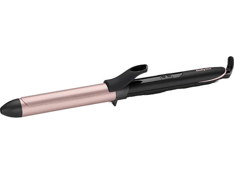 REACONDICIONADO Seminuevo Muy bueno Rizador - Babyliss Rose Quartz, 25 mm, 6 temperaturas, Hasta 210 ºC, Cerámica de cuarzo, Rosa