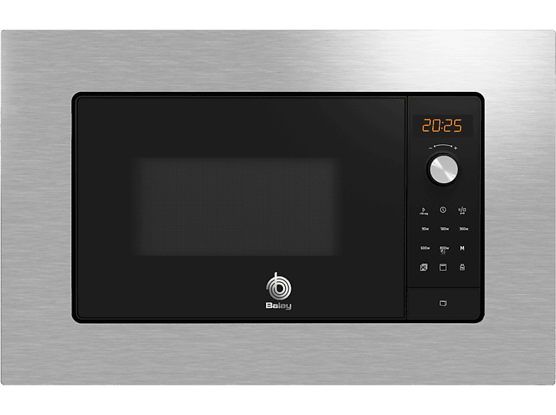 REACONDICIONADO Seminuevo Bueno Microondas integrable - Balay 3CG6142X3, 20 litros, 800 W, Grill, Acero Inox