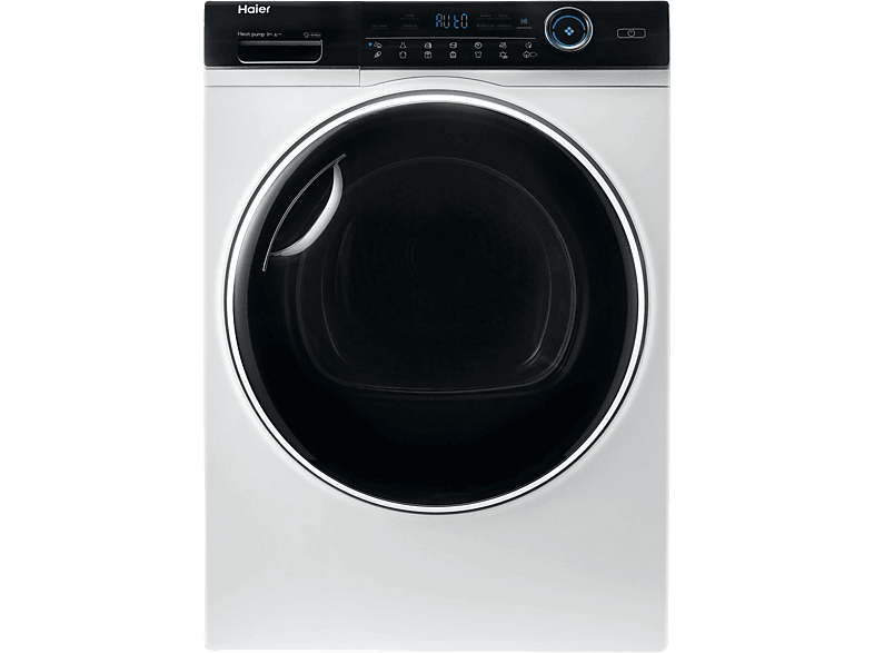 REACONDICIONADO Seminuevo(*) Secadora - Haier I-Pro Series 7 HD90-A3979-S, Bomba de calor, 9kg, Tambor XL con LED, Antiarrugas, Blanco