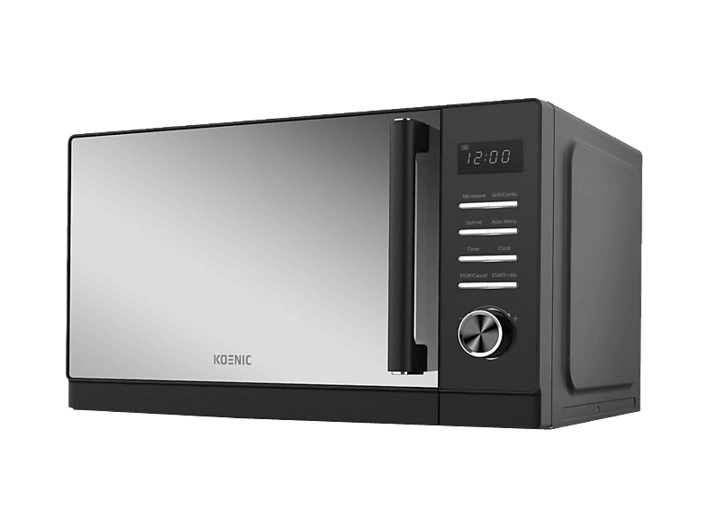 REACONDICIONADO Seminuevo Bueno Microondas con grill - Koenic KMWG 2322 DB, 900 W, 5 potencias, 8 programas automáticos, 23 l, Negro