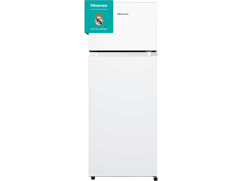REACONDICIONADO Seminuevo Excelente Frigorífico dos puertas - Hisense RT267D4AWE, Cíclico Defrost, 143.4 cm, 206 l, Iluminación LED, Blanco