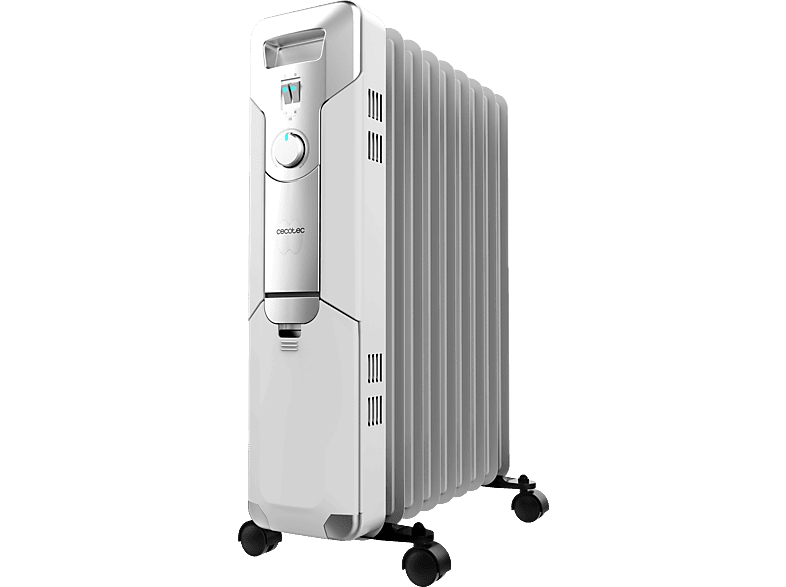 REACONDICIONADO Seminuevo Muy bueno Radiador de aceite - Cecotec ReadyWarm 9000 Space, 2000 W, 3 Niveles, Blanco