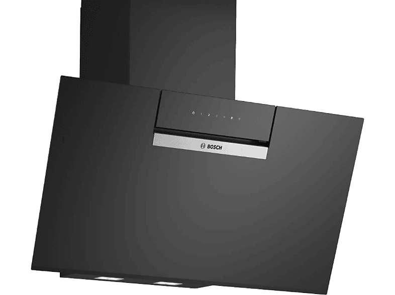 REACONDICIONADO Seminuevo Muy bueno Campana decorativa - Bosch DWK87FN60, 3 velocidades, 431 m³/h, Ultrasilenciosa, inteligente, 79 cm, Negro