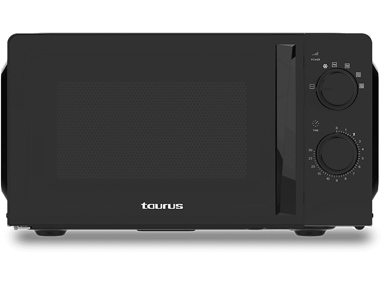 REACONDICIONADO Seminuevo Muy bueno Microondas - Taurus Ready Ver.II, 700 W, 6 Niveles de Potencia, 20l, Temporizador 30 min, Descongelación