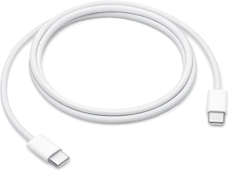 REACONDICIONADO Seminuevo Muy bueno Apple Cable de USB-C DE 60W, iPhone, iPad, Mac, AirPods, 1 metros, Blanco