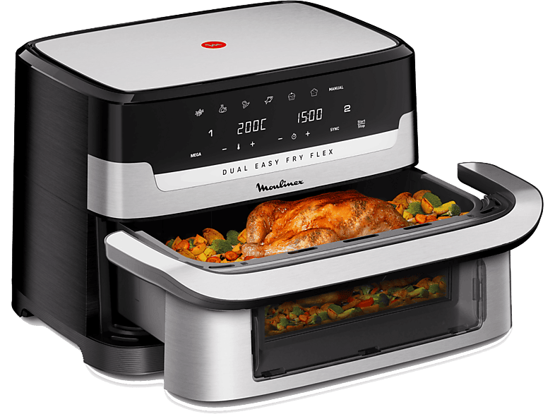 /reacondicionado-seminuevo-muy-bueno-freidora-de-aire--moulinex-dual-easy-fry-flex-ez922d-2700w-9l-7-programas-separador-cesta-40°c-200°c