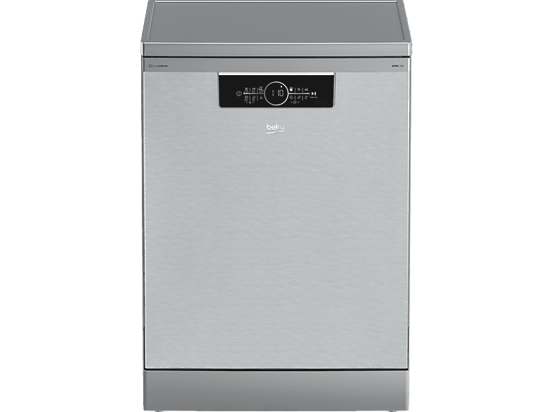 REACONDICIONADO Seminuevo Bueno Lavavajillas - Beko BDFN36650XC, 16 Servicios, 11 Programas, Ancho 59.8 cm, Inox