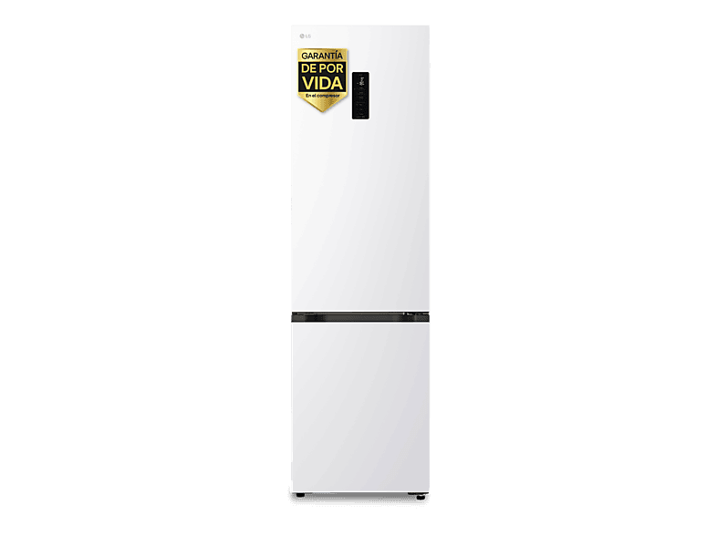 REACONDICIONADO Seminuevo Excelente Frigorífico combi - LG GBBS525CSW, No Frost, 203 cm, 375 l, DoorCooling+™, Digital FRESHConverter+™, Blanco