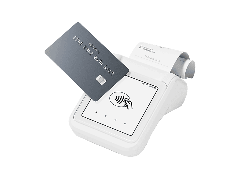 REACONDICIONADO Seminuevo Bueno Datáfono - SumUp Solo + Impresora tarjeta, Blanco
