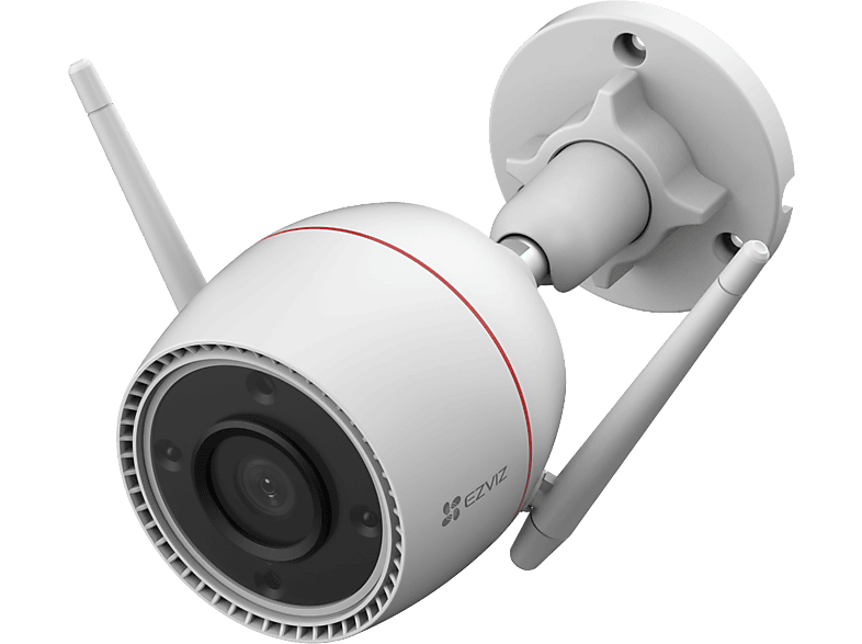 REACONDICIONADO Seminuevo Bueno Cámara de vigilancia IP - Ezviz H3C 2K, IA, Visión nocturna en color, Blanco