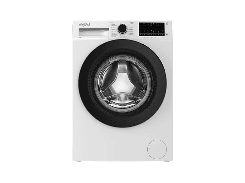 REACONDICIONADO Seminuevo Bueno Lavadora carga frontal - Whirlpool WAM 07WB SPT, 10 kg, 1400 rpm, 15 Programas, Tecnología 6th Sense, Adaptative Wash
