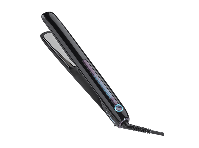 Plancha de pelo - BaByliss Sensor Protect ST490E, Modo-Care adapta la temperatura, Placas titanio, 5 temperaturas, Multivoltaje, Alfombrilla térmica