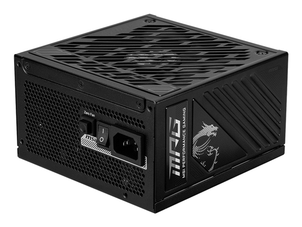 Fuente Alimentación 1000W MSI MPG A1000GS PCIE5 80 PLUS Gold Fully-Modular Negro
