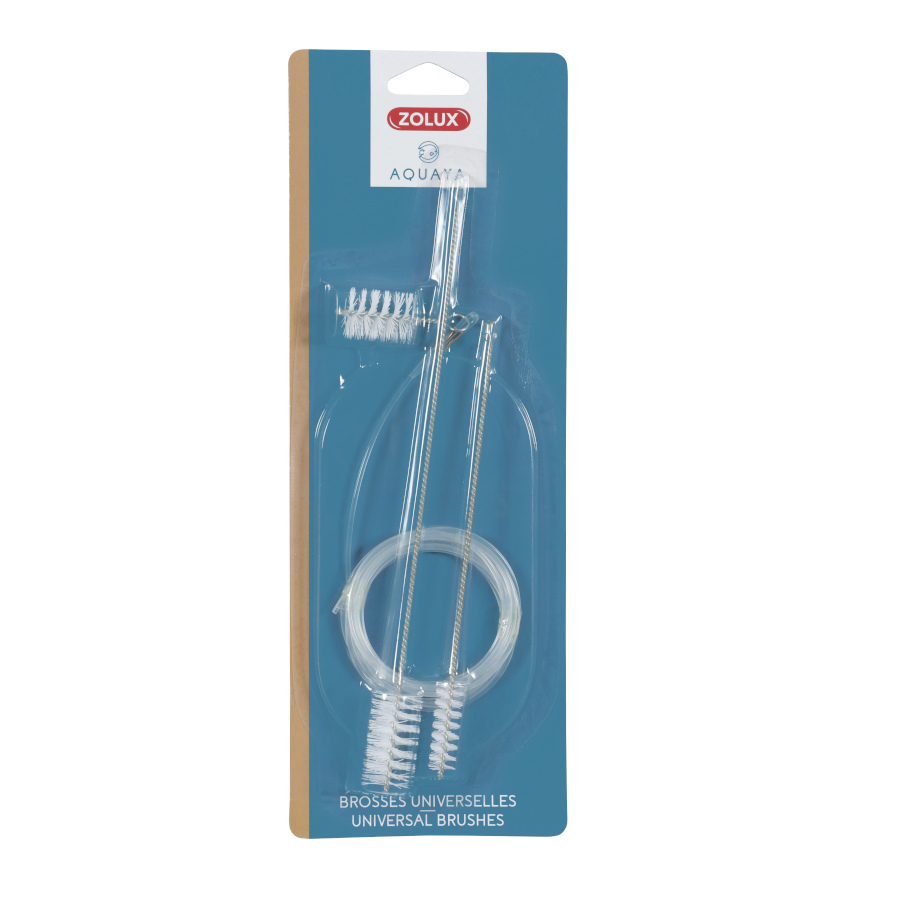Zolux Aquaya Set de Cepillos de Limpieza para acuarios