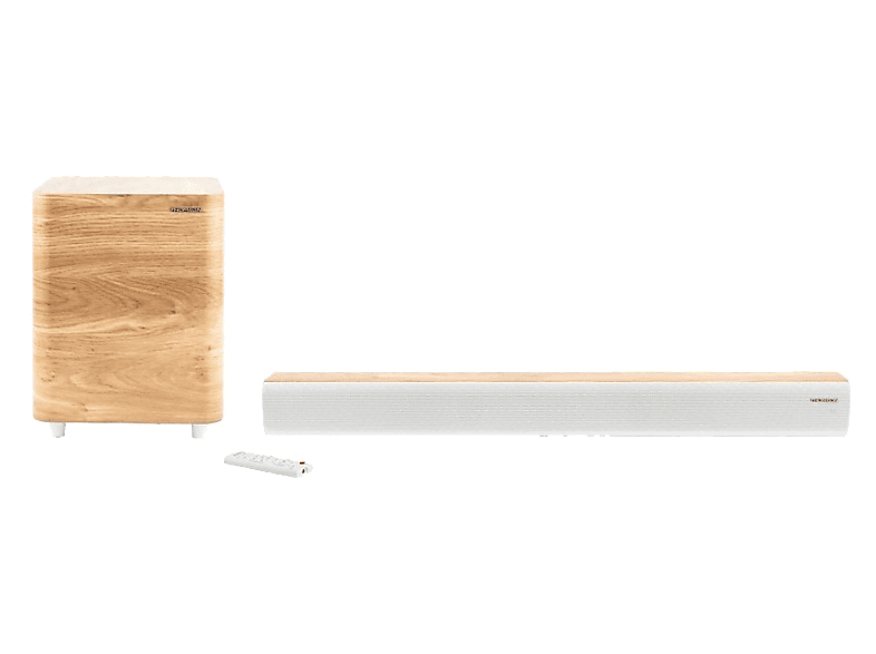 Barra de sonido - Thomson SB400BT, Subwoofer Inalámbrico, 100 W RMS (300 Máxima), Bluetooth, Blanco