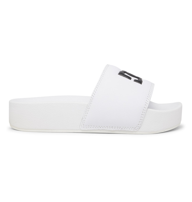 DC Slide Platform - Sandalias con plataforma Blanco Mujer