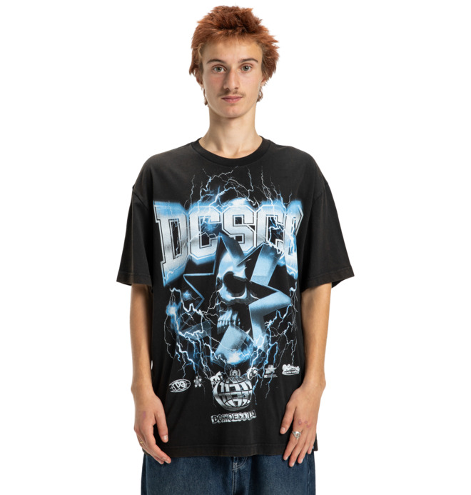/skull-shock--camiseta-de-manga-corta-negro-hombre