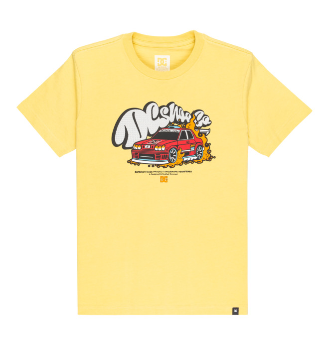 Tire Fire - Camiseta de manga corta Amarillo chicos 8-16