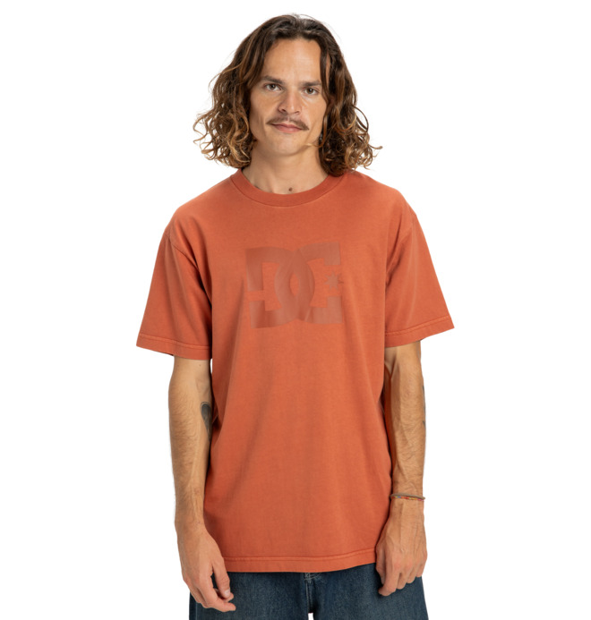 /dc-star-pigment-dye--camiseta-de-manga-corta-naranja-hombre