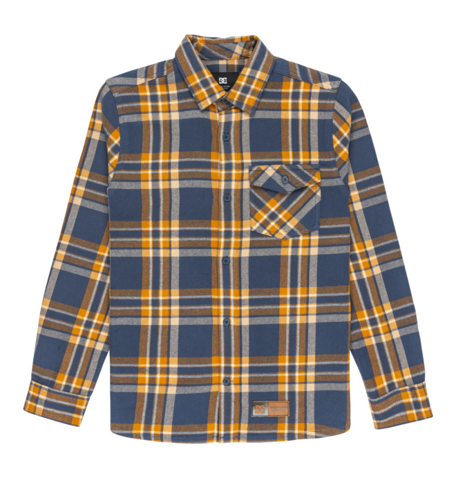 Marshal Flannel - Camiseta de franela Azul chicos 8-16