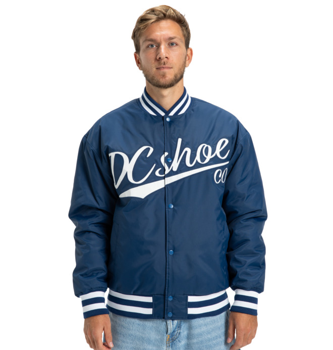 Substitute Bomber - Chaqueta con corchetes Azul hombre
