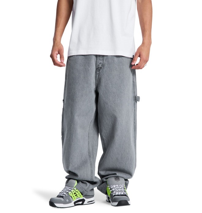 Baggy - Vaquero estilo carpintero Gris Hombre