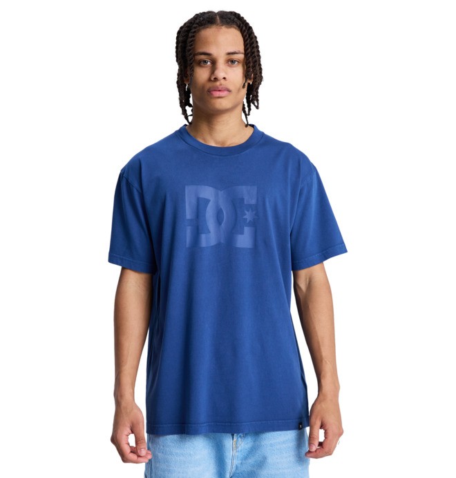 DC Star Pigment Dye - Camiseta de manga corta Azul hombre