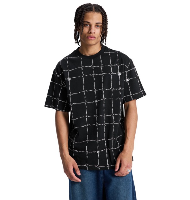 /dc-wired-resort--camiseta-de-manga-corta-negro-hombre