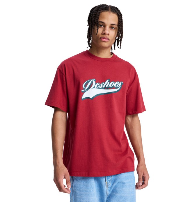 /dc-old-fashion--camiseta-de-manga-corta-rojo-hombre