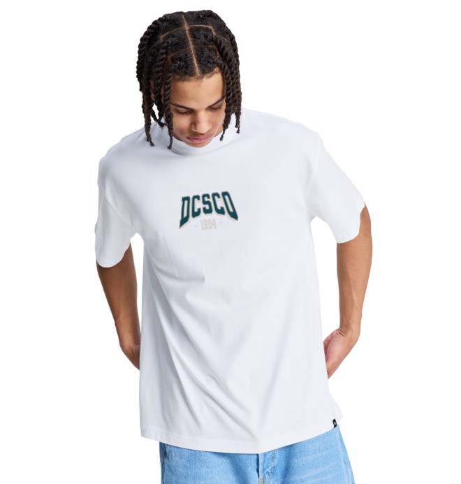 Crown College - Camiseta de manga corta Blanco Hombre