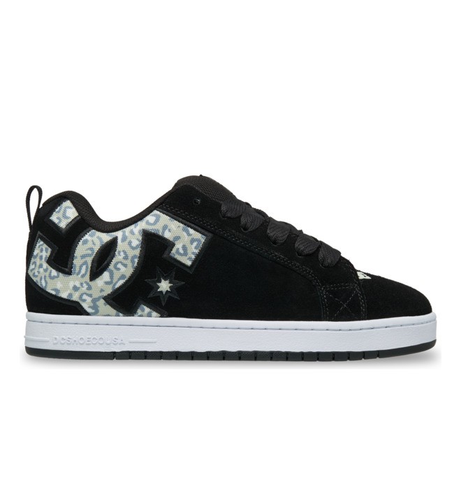 Court Graffik - Zapatillas de piel Negro Unisex
