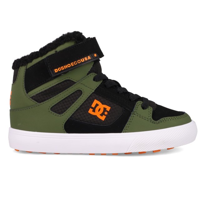 Pure High-Top Wnt Ev - Zapatillas de Invierno Altas Verde Niños