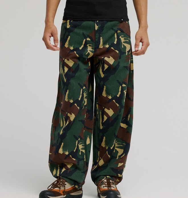 Barrel Canvas - Pantalones de corte barril Multi Hombre