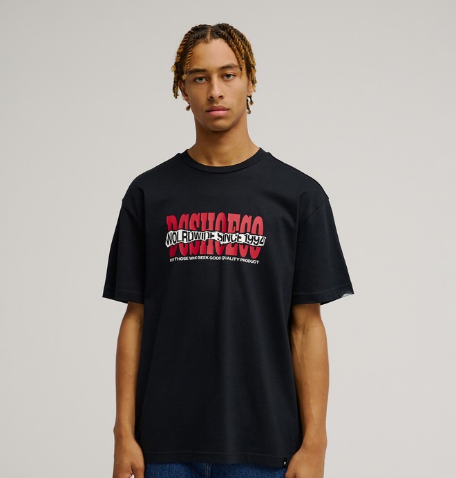 DC Ripped Off - Camiseta de manga corta Negro Hombre