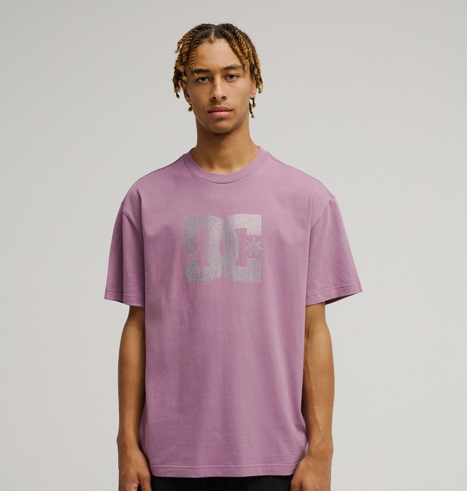 /dc-strass-star--camiseta-de-manga-corta-rosa-hombre