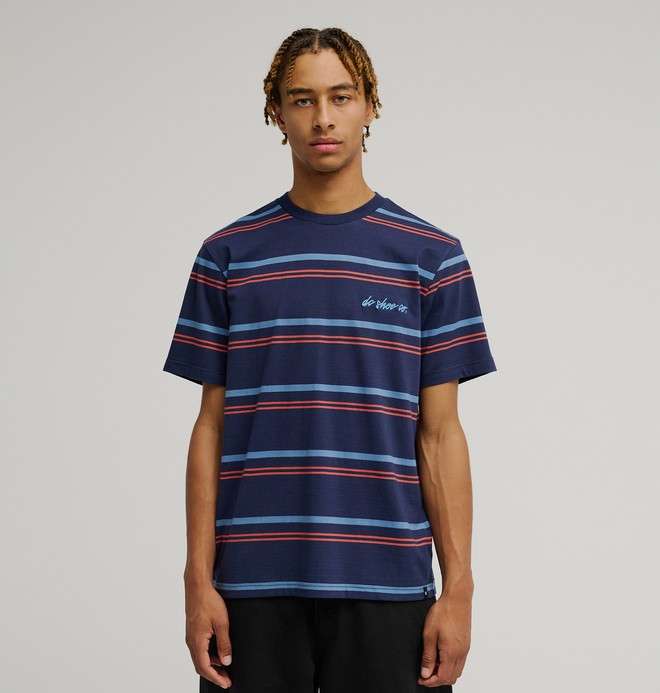 Sheriff Stripe - Camiseta de manga corta Azul Hombre