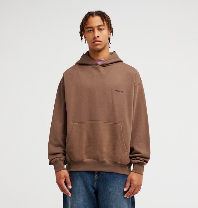 Flow Down - Sudadera con Capucha Marrón Hombre